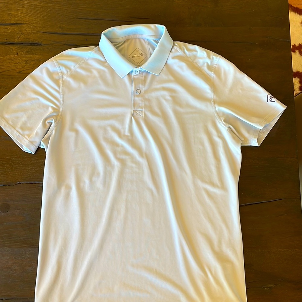 Bonobos m-flex golf polo large slim light blue